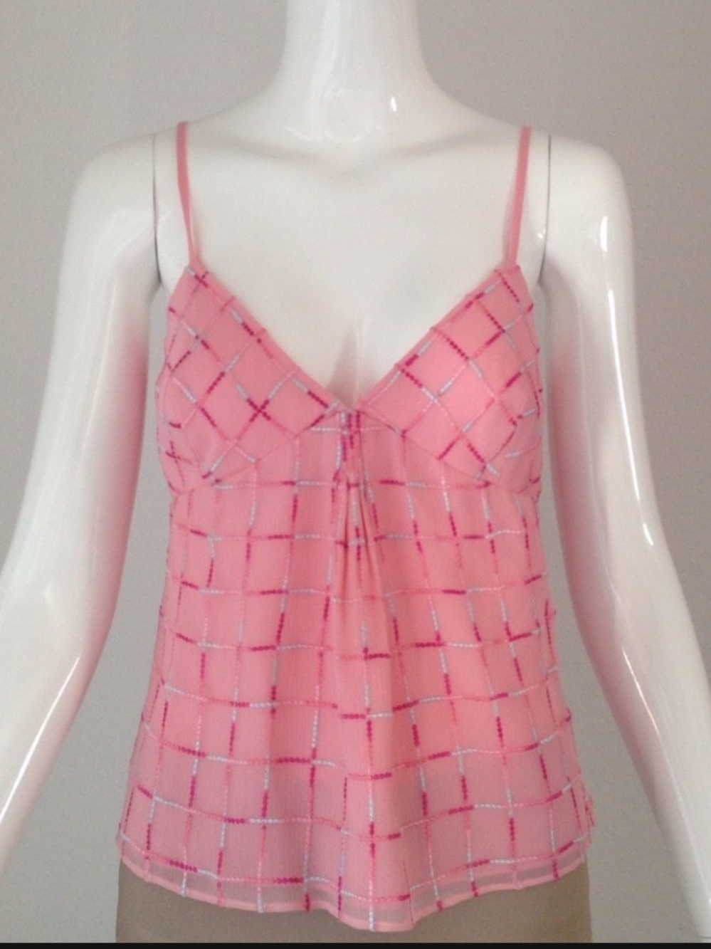 Tocca pink cami silk blouse
